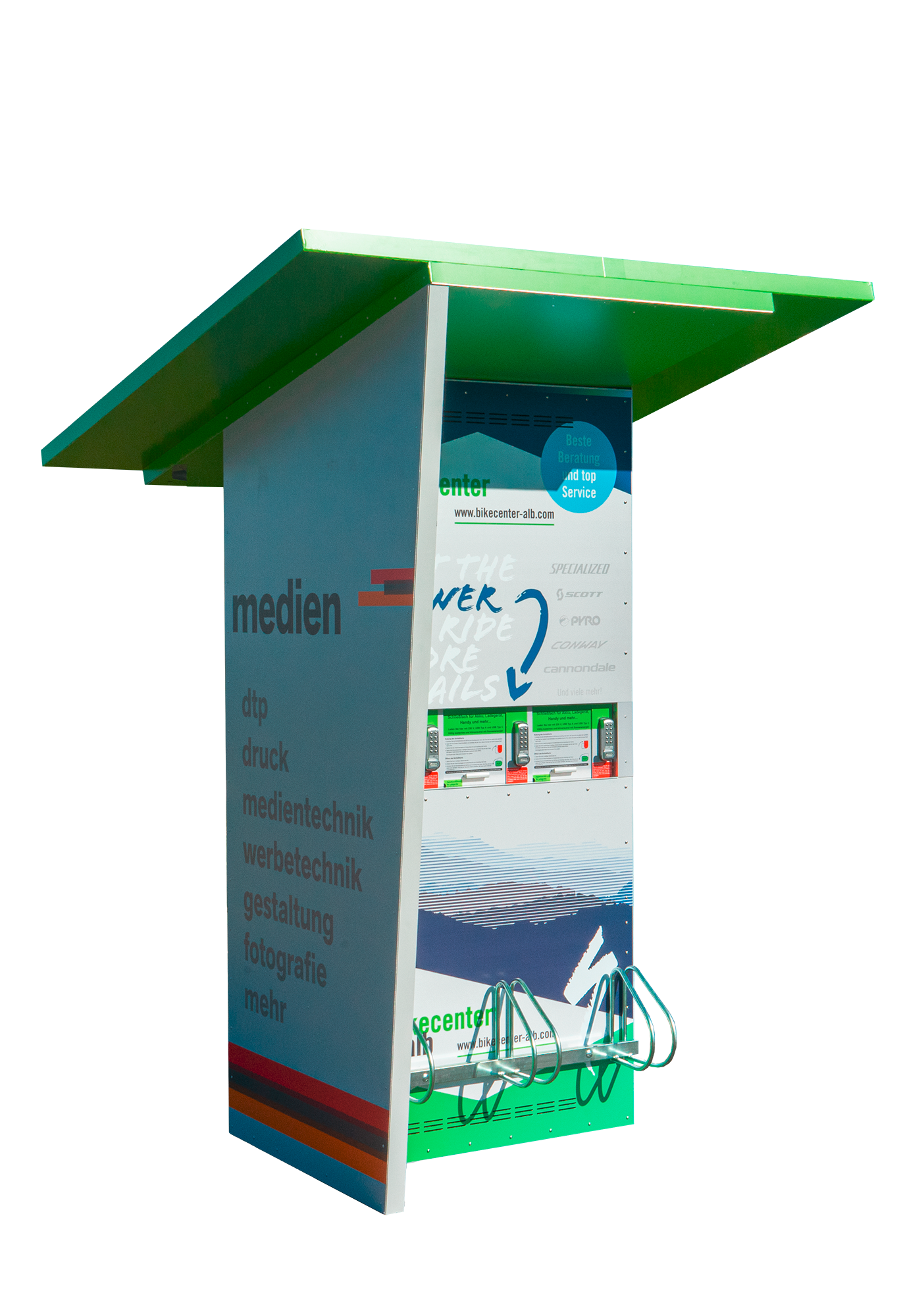 Ladestation seitlich